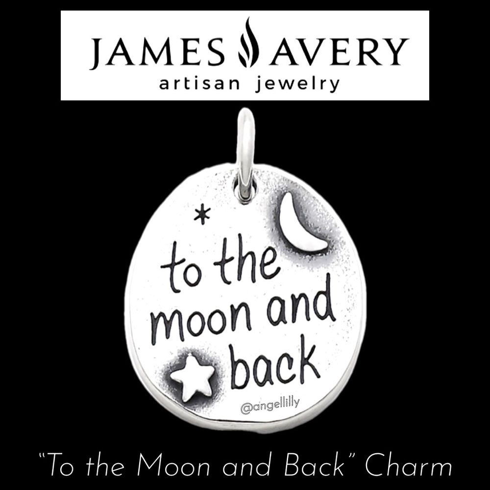 James Avery “To the Moon and Back” Charm EUC